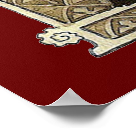 Black Cat, Alexandre Steinlen Poster (Hoek)