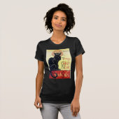Black Cat, Alexandre Steinlen T-shirt (Voorkant volledig)