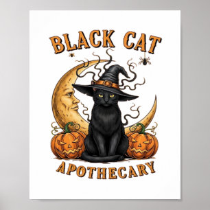 Black Cat Apothecary beroemd gemaakt door Hallowee Poster
