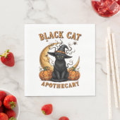 Black Cat Apothecary beroemd gemaakt door Hallowee Servet (Insitu)
