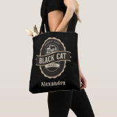 Black Cat Apothecary Trick or treat Bag Tote Bag (Dichtbij)