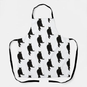 Black Cat Apron Schort
