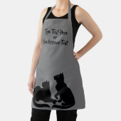 Black Cat Aprons Cat Lover Art Aprons Schort (Insitu)