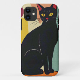 Black Cat Art Case-Mate iPhone Case