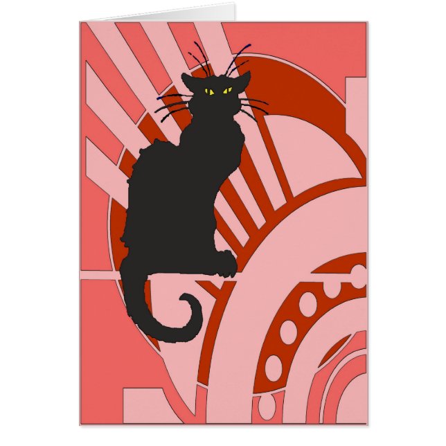 Black Cat Art Deco (Voorkant)