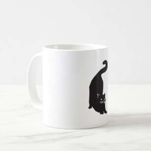 Black Cat Art Koffiemok