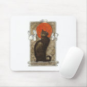 Black Cat - Art Nouveau - Theophile Steinlen Muismat (Met muis)