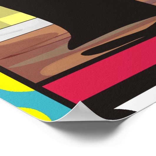 Black Cat Art, Poster voor twee vrienden (Hoek)