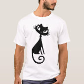 Black Cat Babe edun LIVE T-Shirt (Voorkant)