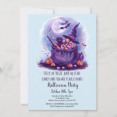 Black Cat Bag van snoepjes Hekserij Pet Halloween  Kaart (Voorkant)