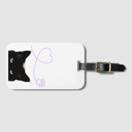 Black cat bagagelabel