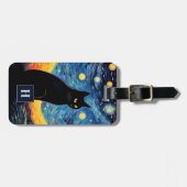 Black Cat Bagagelabels (Voorkant horizontaal)