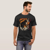 Black Cat Basketball Christian T-shirt (Voorkant volledig)