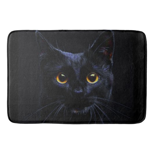 Black Cat Bath Mat (Voorkant)