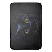 Black Cat Bath Mat (Voorkant Verticaal)