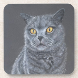 Black cat  bier onderzetter