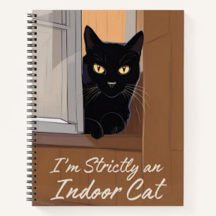 Black Cat bij het Window Journal Notitieboek
