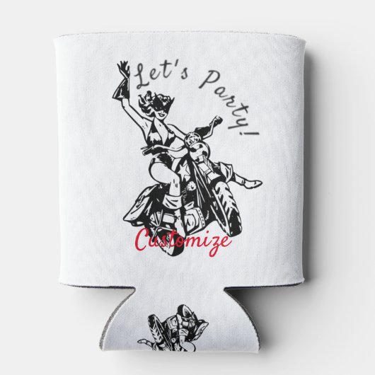 Black Cat Biker Babe Thunder_Cove Blikjeskoeler (Achterkant)