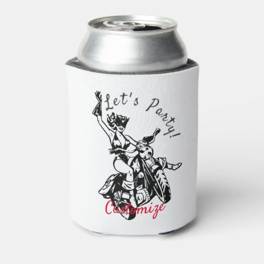 Black Cat Biker Babe Thunder_Cove Blikjeskoeler (Blikje Achterkant)