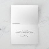 Black Cat Birthday Kaart beroemd gemaakt door Focu (Binnen)