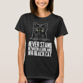 Black cat  Black cats  Black kitten T-shirt (Voorkant)