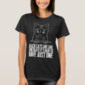 Black cat  Black cats  Black kitten T-shirt (Voorkant)