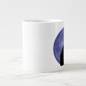 Black Cat Blue Moon Jumbo Mok (Voorkant)