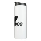 Black cat boo Halloween gift cats Thermosbeker (Geroteerd rechts)