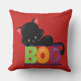 Black Cat Boo Sierkussen