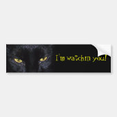 Black Cat Bumpersticker (Voorkant)