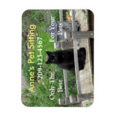 Black Cat  Business Magnet Magneet (Verticaal)