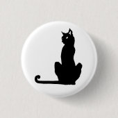 Black Cat Button (Voorkant)