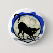 Black Cat Button (Voorkant)