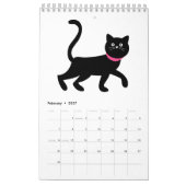 Black Cat Calendar Kalender (Feb 2027)