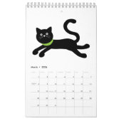 Black Cat Calendar Kalender (Mar 2026)