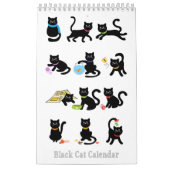 Black Cat Calendar Kalender (Hoes)