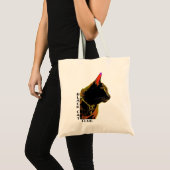 Black Cat canvas tas (Voorkant (product))