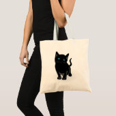 Black Cat Canvas tas (Voorkant (product))