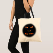 Black Cat Canvas tas Halloween Trick or treat Bag (Voorkant (product))