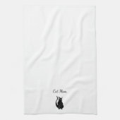 Black Cat Cartoon Beste Huisdier Moeder Theedoek (Verticaal)