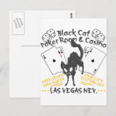 Black Cat Casino Briefkaart (Voorkant / Achterkant)