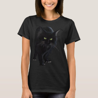 Black Cat Cat Cat Holder T-shirt