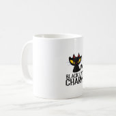 Black Cat Charm Halloween Koffiemok (Voorkant links)