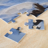 Black Cat Christmas Boat Holiday Legpuzzel (Zijkant)