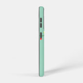 Black Cat Christmas Galaxy Case – Light Green Samsung Galaxy Hoesje (Rechterkant)