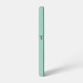 Black Cat Christmas Galaxy Case – Light Green Samsung Galaxy Hoesje (Linkerkant)