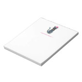 Black Cat Christmas Notitieblokken (Linkerzijde)