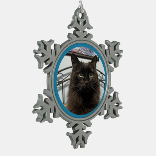 Black Cat Christmas Ornament (Links)