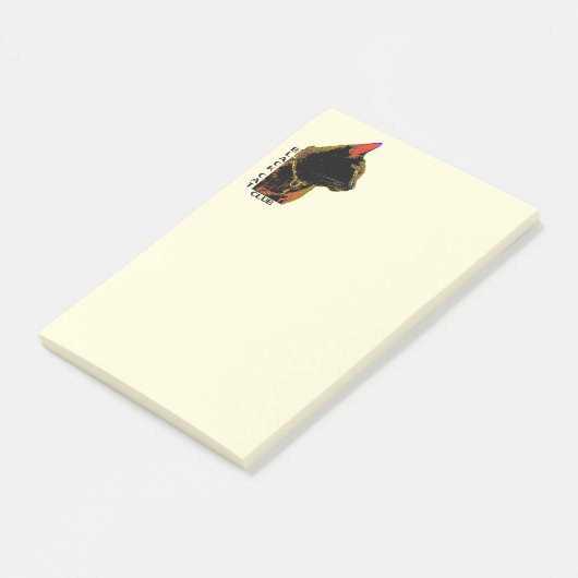Black Cat Club Post-It Notes (Schuin)