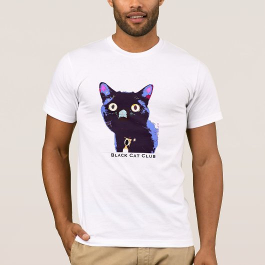 Black Cat Club t-shirt (Voorkant)